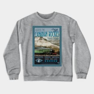 Retro Railway Travel Canada_02 Crewneck Sweatshirt